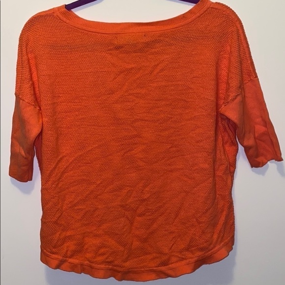 Banana republic orange women scoop neck  sweater - Picture 7 of 10